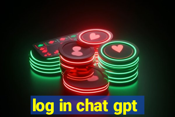 log in chat gpt